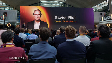 Xavier Niel  a ouvert AI Pulse 2024 à Station F - © Républik IT / B.L.