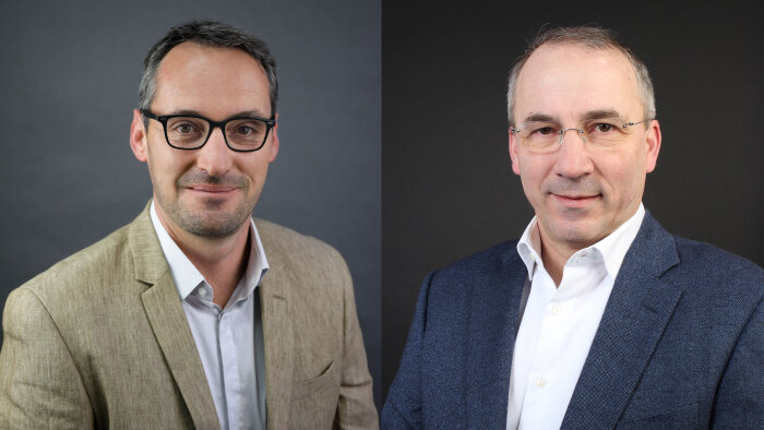 Stéphane Douce, fondateur de COBuy et Pierre Joudiou, président d’Oxalys - © D.R.