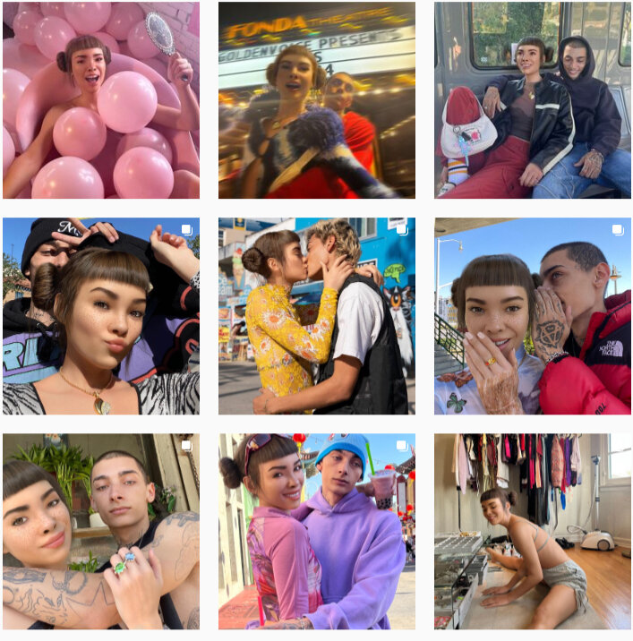 Lil Miquela dispose d’un compte Instagram animé comme une vraie influenceuse pourrait le faire. - © Miquela
