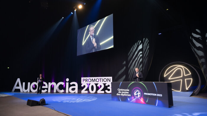 La promotion 2023 d’Audencia a été diplômée les 24 et 25 mai dernier - © Aurelien Mahot