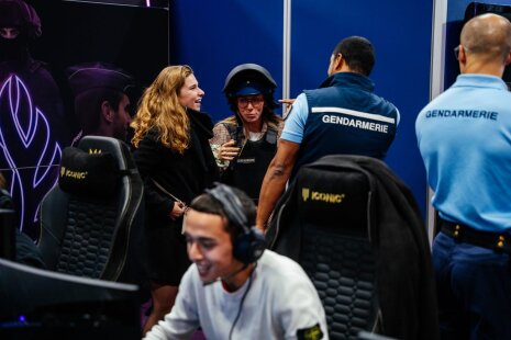 Le stand de la Gendarmerie Nationale à la PGW cette année - © Romain Culpain - SIRPA - G