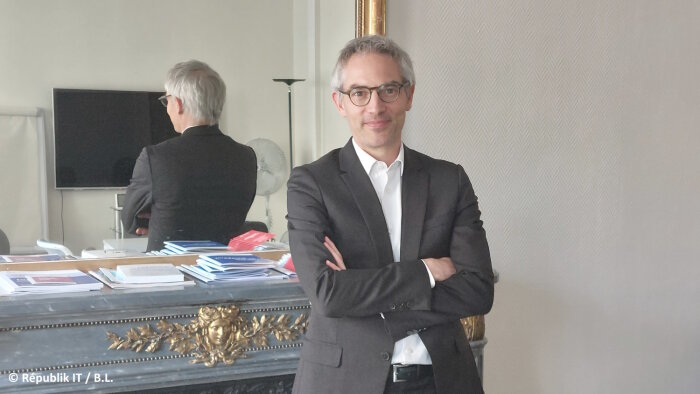 Audran Le Baron est Directeur du Numérique pour l’Education au Ministère de l’Education Nationale. - © Républik IT / B.L.