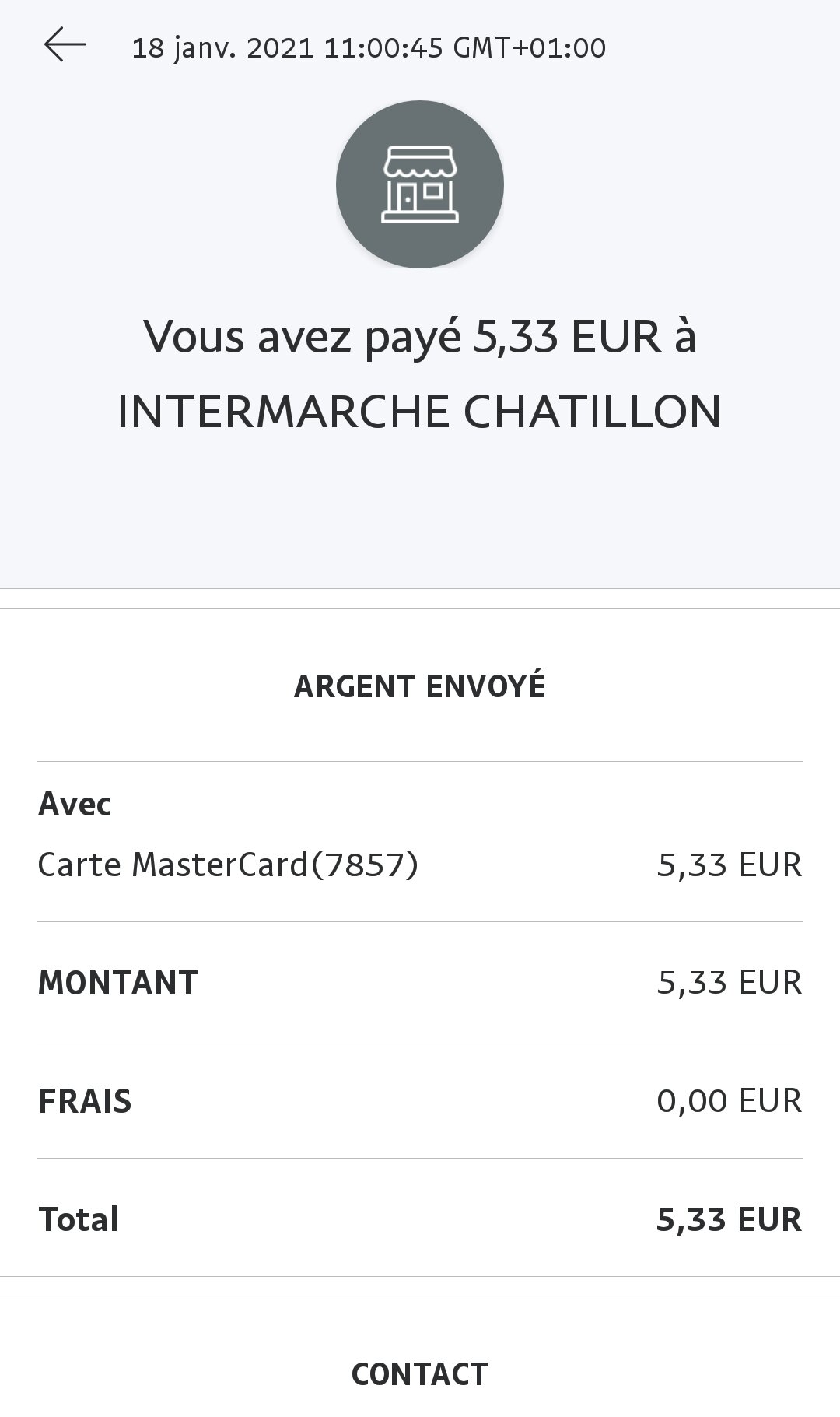 Reçu suite à une transaction - © CC / Républik Retail