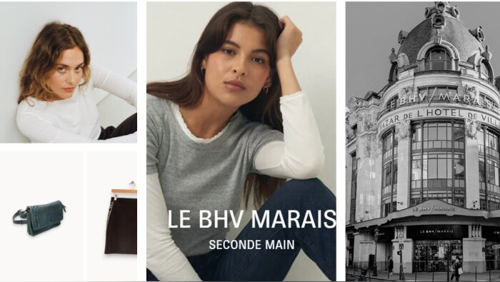 Les Galeries Lafayette et le BHV investissent dans la seconde main. - © D.R.