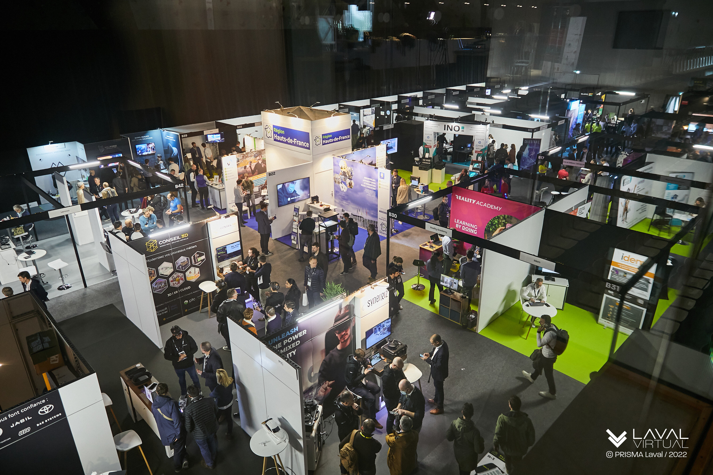 200 exposants en 2023 contre 135 en 2022 avec la présence des multinationales du secteur - © Laval Virtual