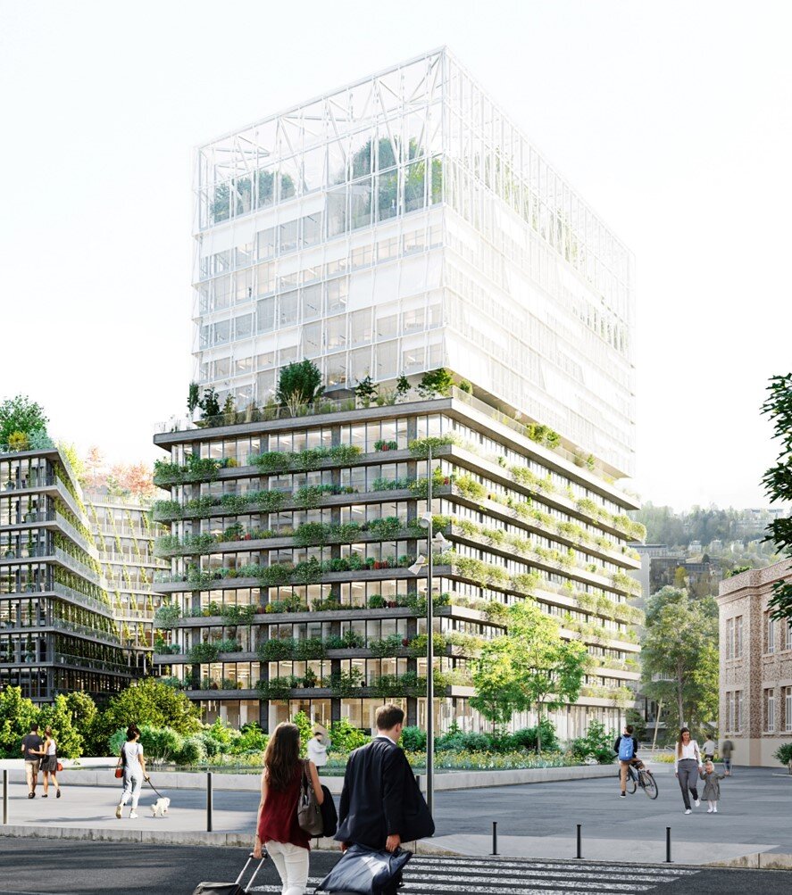 New R a été choisi par Renault Group pour en faire son futur siège social. - © Chartier-Dalix