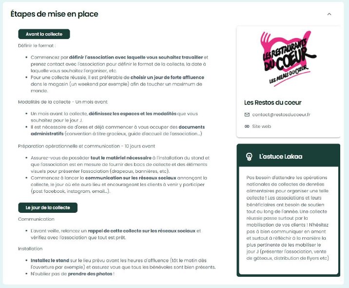 Les fiches donnent tous les détails pour la réalisation d’une action RSE. - © D.R.