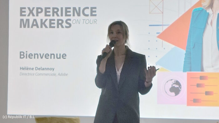 Hélène Delannoy est directrice commerciale d’Adobe France. - © Républik IT / B.L.