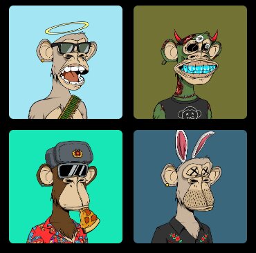 Yuga Labs af fait fortune avec sa collection NFT Bored Ape Yacht Club. - © Bored Ape Yatch Club