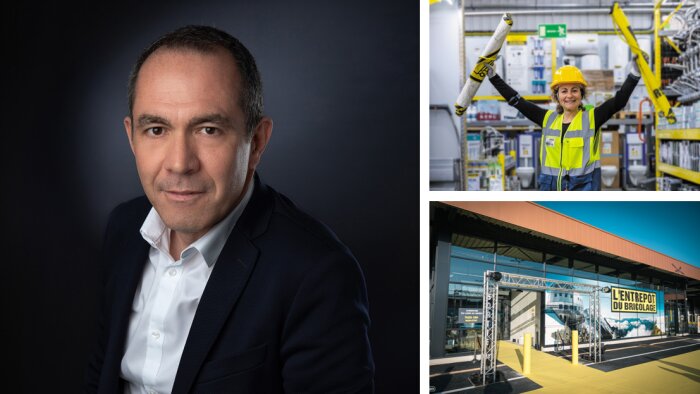 Franck Ougier, directeur général de l’Entrepôt du Bricolage. - © D.R.