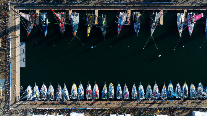 95 bateaux au départ pour cette 16e édition de la Transat Jacques Vabre Normandie Le Havre - © Grand Fred/Nefsea