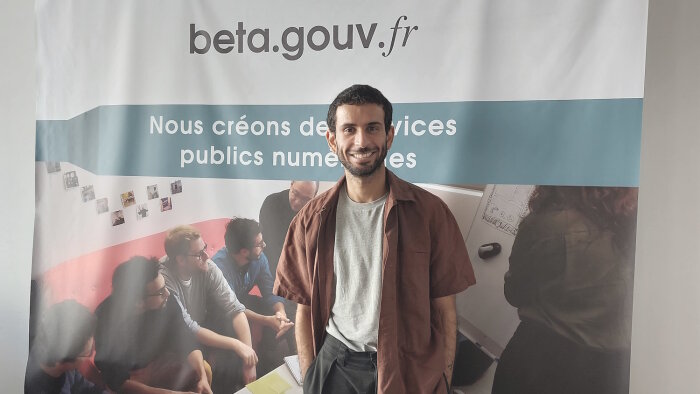 Ishan Bhojwani est chef du département incubateur de services numériques de la DINUM. - © Républik IT / B.L.