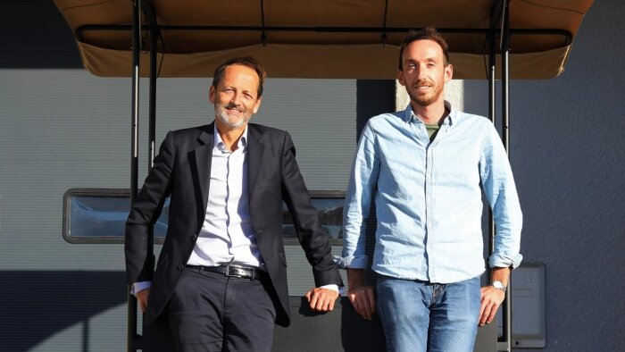 Sébastien Le Bescond, président de Fleur de Mets et Antoine Berthélémy, fondateur de Dad - © Fleur de Mets