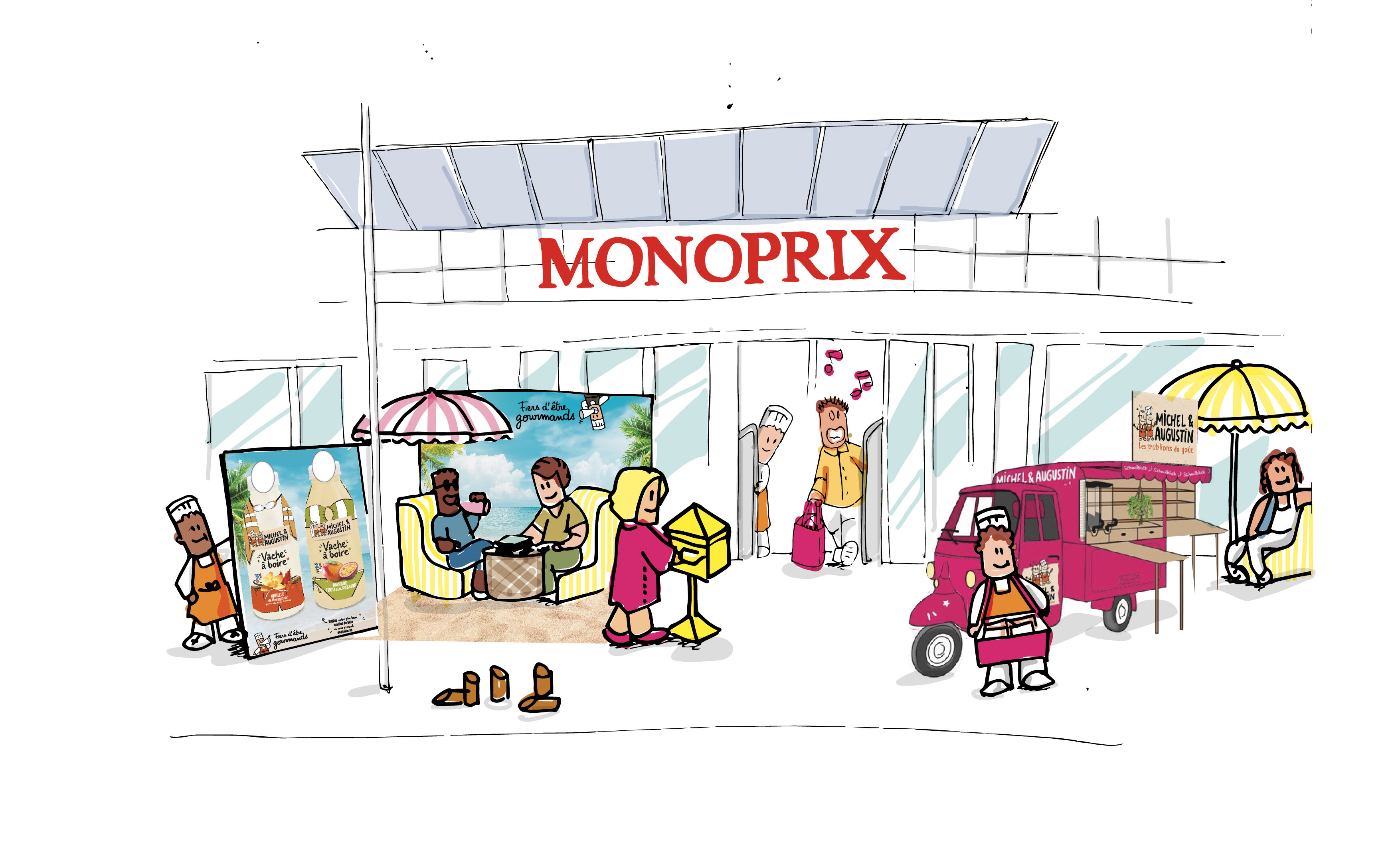 Michel & Augustin chez Monoprix - © Michel & Augustin