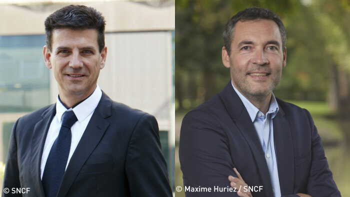 De gauche à droite : Henri Pidault et Julien Nicolas. - © SNCF