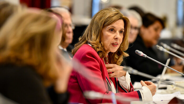 Sophie Bellon au Fortune Global Forum de 2019. - © Flickr