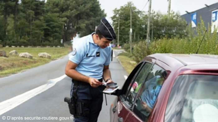 A quand des contrôles de permis sur les autoroutes de l’information ? - © D’après securite-routiere.gouv.fr