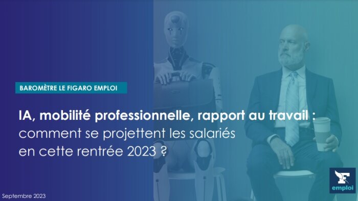 Étude Le Figaro Emploi - Ifop sur les Français et leur rapport au travail - © D.R.