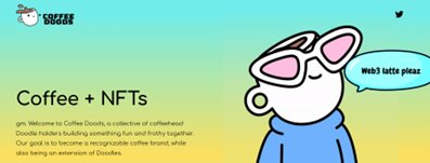Coffeedoods est une marque de café sous abonnement via l’acquisition d’un NFT. - © D.R.
