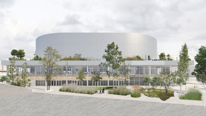 L’Arena Porte de La Chapelle devrait être livrée fin 2023 - © Ville de Paris
