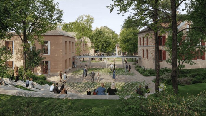 HEC Paris a choisi le groupement qui réalisera son futur campus de Jouy-en-Josas. - © ARTE FACTORY LAB