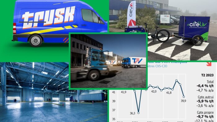 En Bref : Ceva Logistics et Citéliv, Stef et TransWest, Trusk et Watèa, les indices du TRM et de JLL