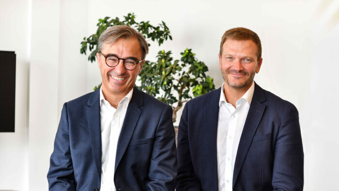 Benoît Jaubert (Directeur général) et Olivier Padieu (Président), Groupement Optic 2000. - © Charly Hel