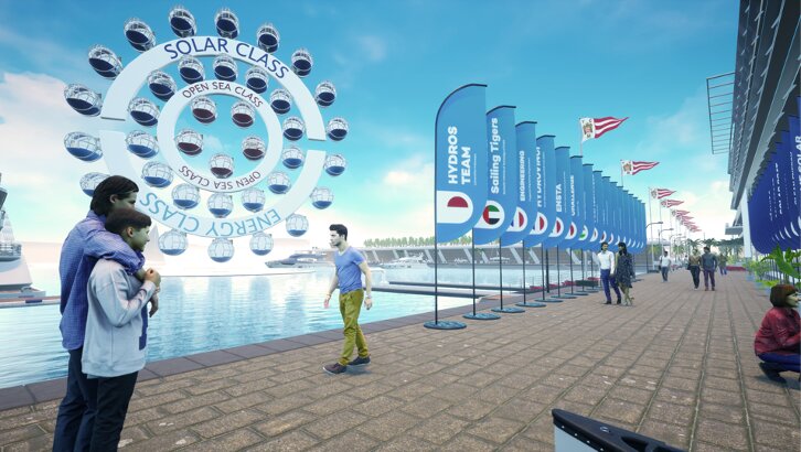Les participants pouvaient de déambuler dans les différents espaces en s’immergeant dans l’événement à 360° - © Yacht Club de Monaco
