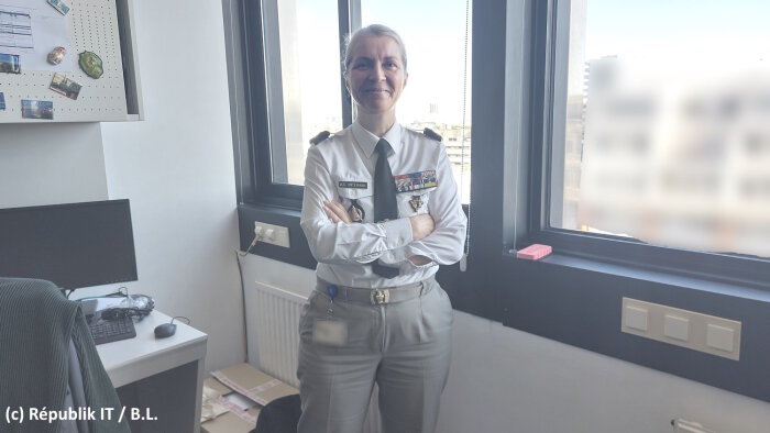 La générale de division Anne-Cécile Ortemann est directrice de l’Agence du Numérique de Défense. - © Républik IT / B.L.