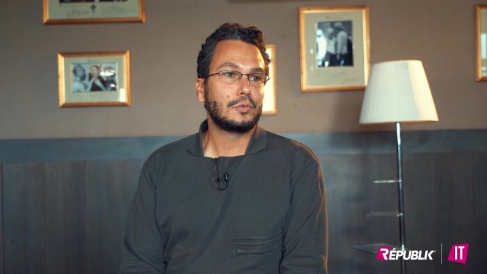 Florent Grangenois a répondu à quelques questions en vidéo à l’occasion du Disruptiv’Summit 2022. - © Républik IT