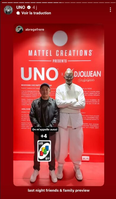 abregefrere et Jean-Jacques Ndjoli en story insta - © abregefrere / UNO