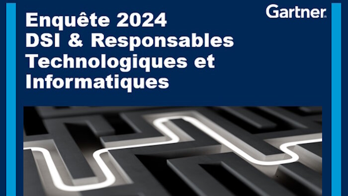 L’Etude Gartner 2024 DSI/Responsables technologiques et informatiques est lancée. - © Gartner