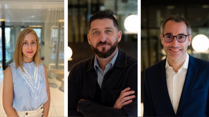 Aude Rimlinger, Christophe Lapotre et Guillaume Lesouef. - © D.B