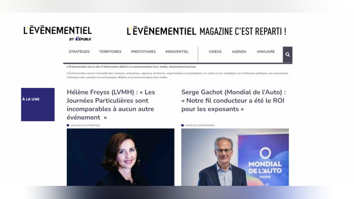Le site L’Événementiel by Républik est lancé - © D.R.