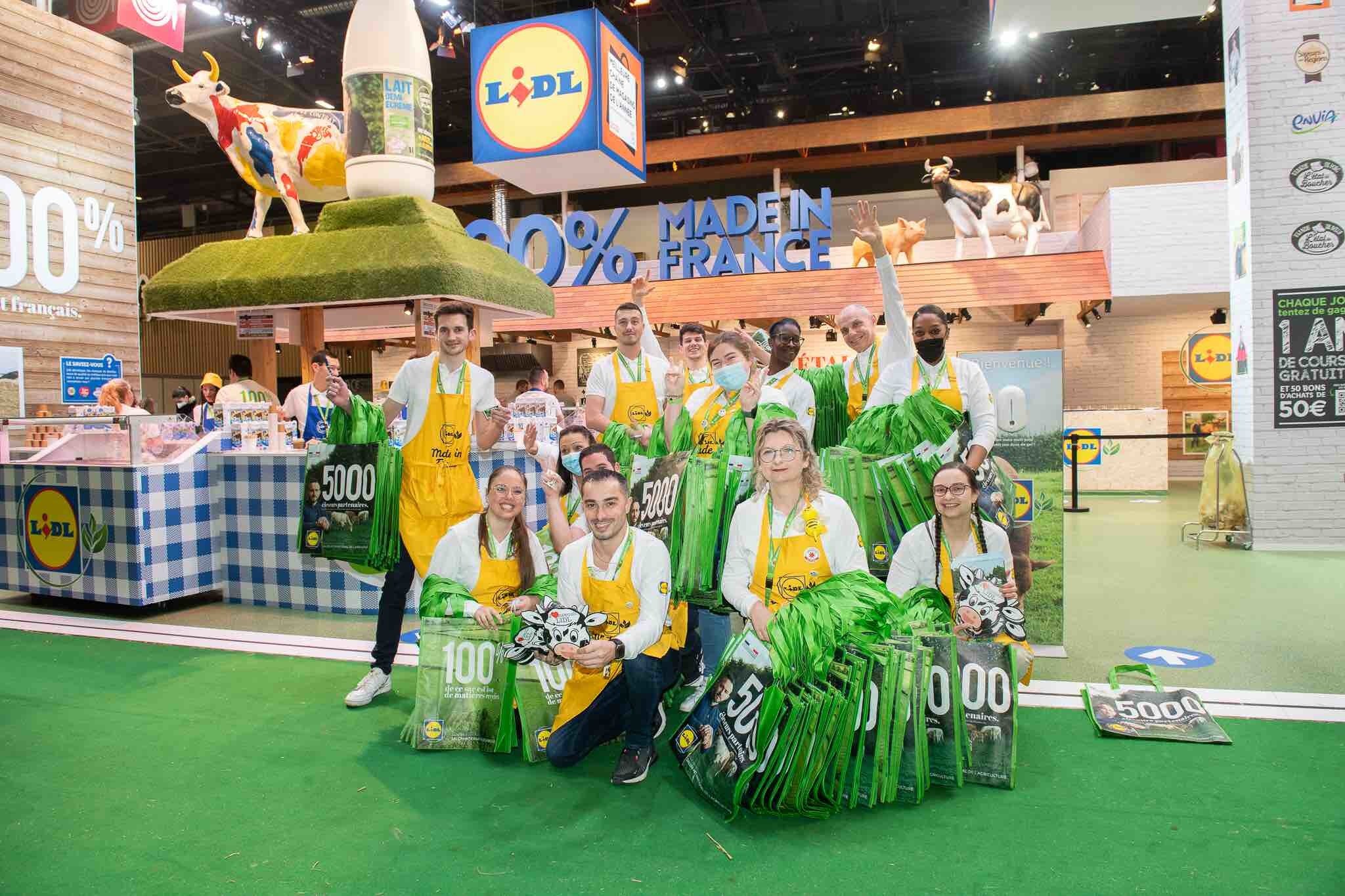 Une centaine de collaborateurs Lidl est mobilisée sur le SIA 2023 - © Lidl France
