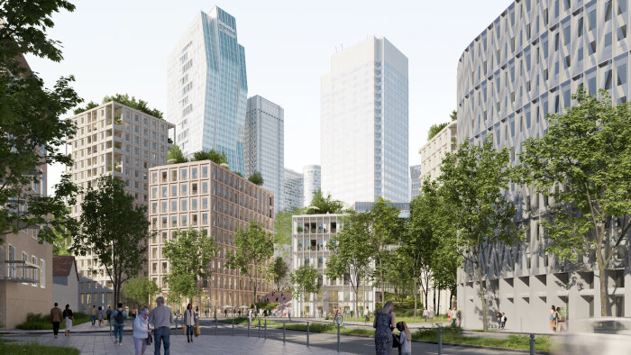 Le groupe mené par Quartus remporte le site Liberté dans le cadre de l’appel à projets Empreintes. - © Baumschlager Eberle Architectes