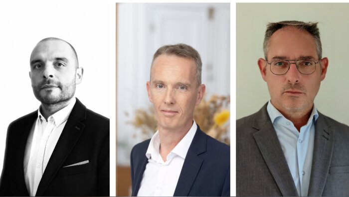François Chardon, Emmanuel Roturier et Pierre-Olivier Larue. - © D.B