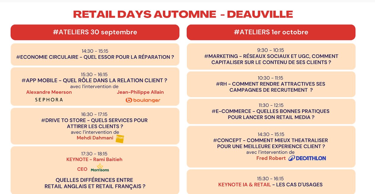 Le programme des ateliers-débats des deux jours. - © D.R.