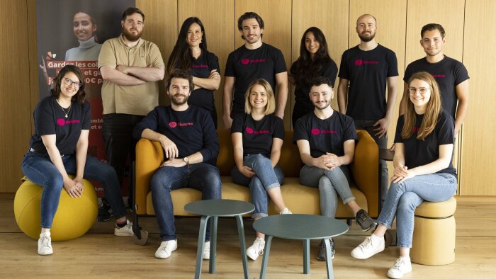 L’équipe Pickme, avant la recrutement d’une quinzaine de collaborateurs de plus programmé pour 2023 - © D.R.