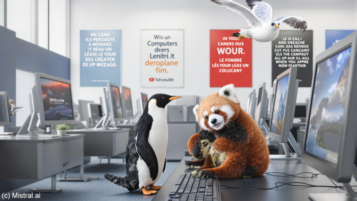 Libre Office, Firefox et de nombreuses distributions Linux appartiennent au SILL. - © Mistral.ai