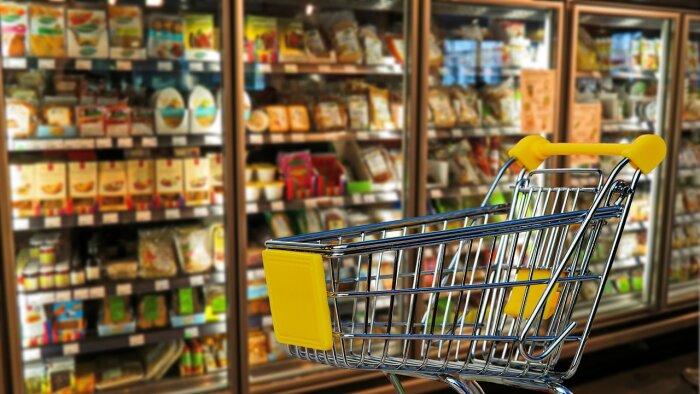 Les foyers français ont réduit leurs achats de produits de grande consommation de -3,2 %. - © D.R.