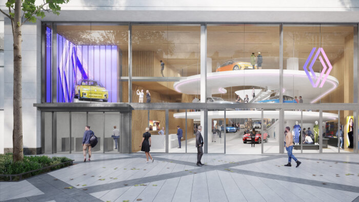 Le futur showroom Renaut change de nom et devient le défilé Renault - the carwalk Renault - © Franklin Azzi