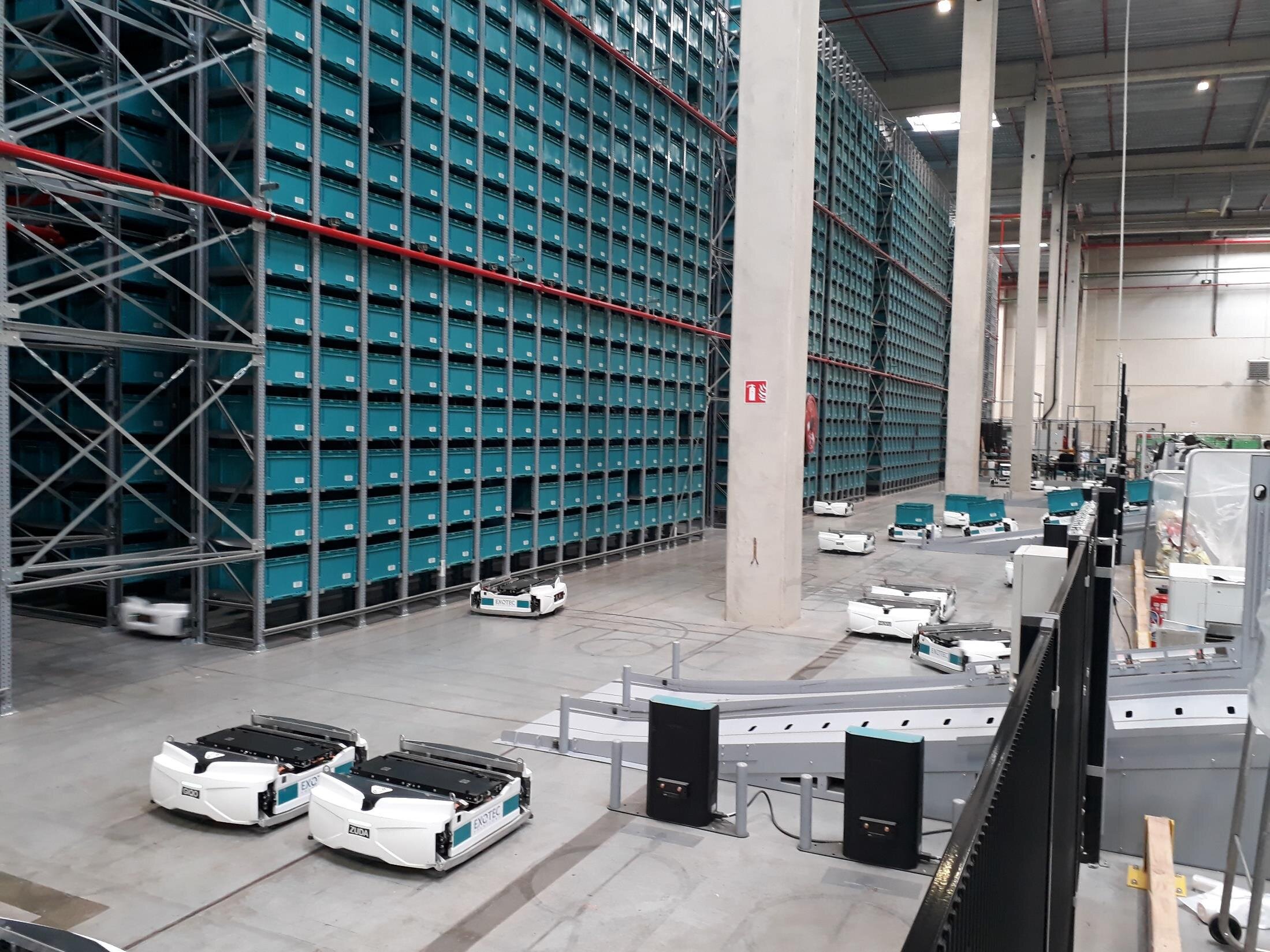 Cdiscount a investi massivement dans la robotisation de ses entrepôts. - © Cdiscount