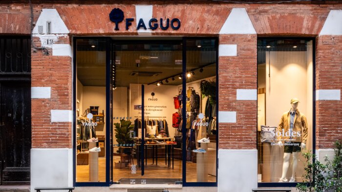Faguo déploie un concept de magasin écoresponsable. - © Faguo