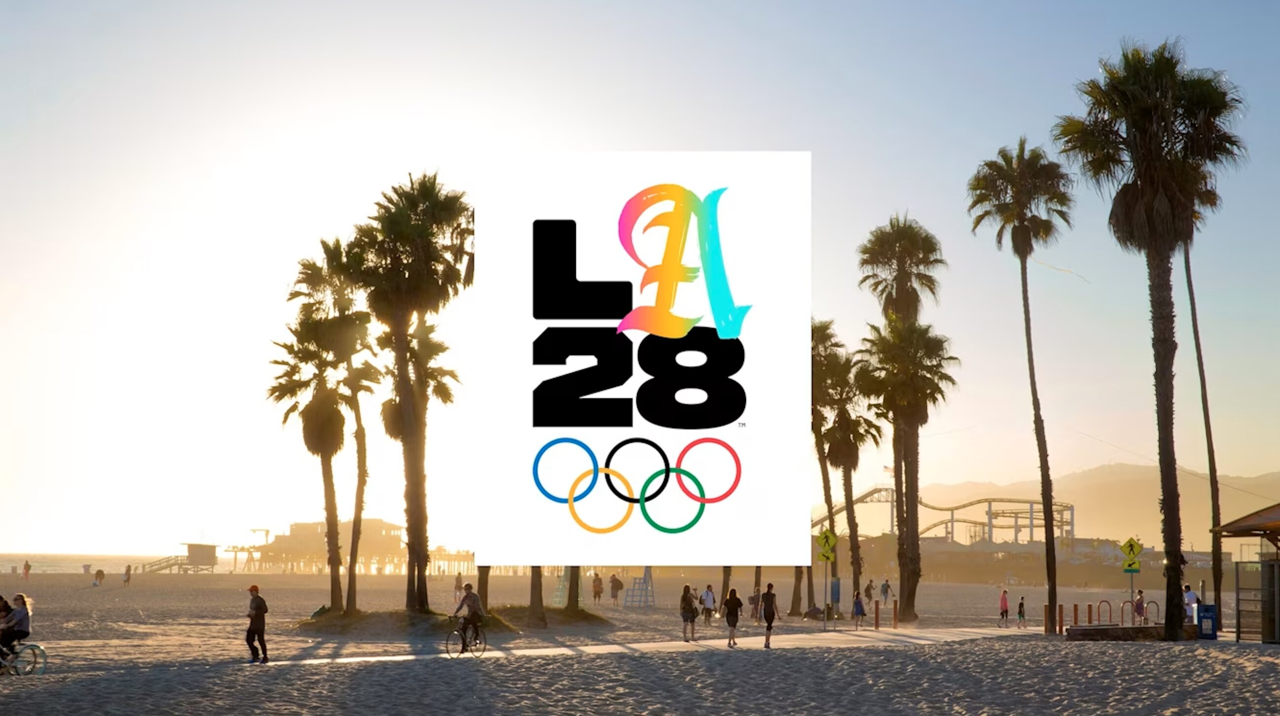 Logo des JO LA28 - © D.R.