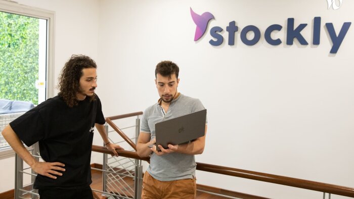 Eliott Jabès et Oscar Walter, les co-fondateurs de Stockly. - © D.R.