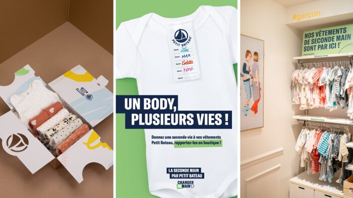 Petit Bateau démarre le 16 novembre son service de box bébé. - © Petit Bateau