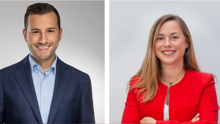 Jassine Ouali, directeur exécutif de la relation client et Johanna Ducloux directrice marketing. - © D.R.