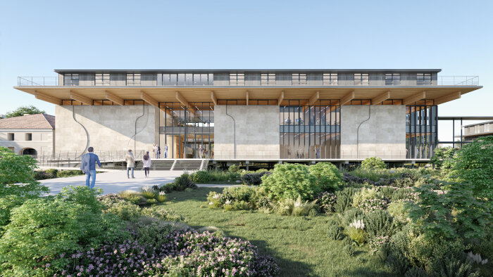 En 2025, le Bureau national interprofessionnel du cognac (BNIC) aura son nouveau siège. - © Redman - Wilmotte & Associés Architectes