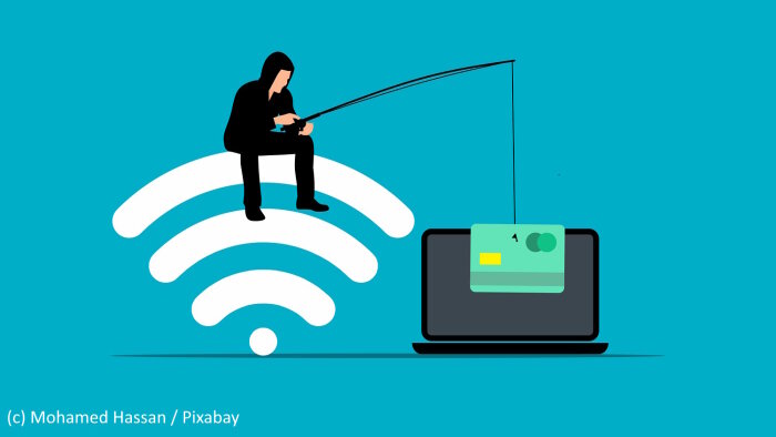 L’efficacité du phishing régresse mais demeure élevée. - © Mohamed Hassan / Pixabay